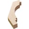 Ekena Millwork 3-inch W x 16-inch D x 22-inch H Pescadero Rough Cedar Woodgrain TimberThane Knee Brace, Primed BRCUR03X16X22PECRCPR - alternate 4
